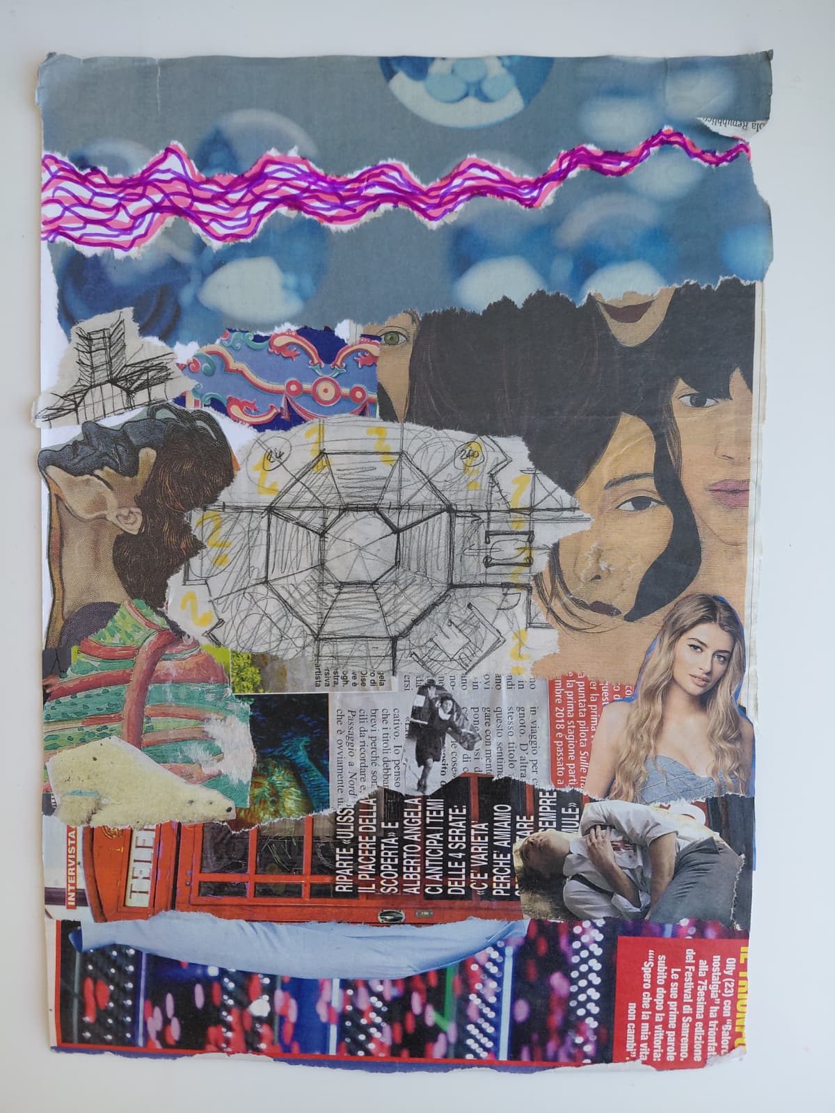 Whimsy Collage Workshop 12/12