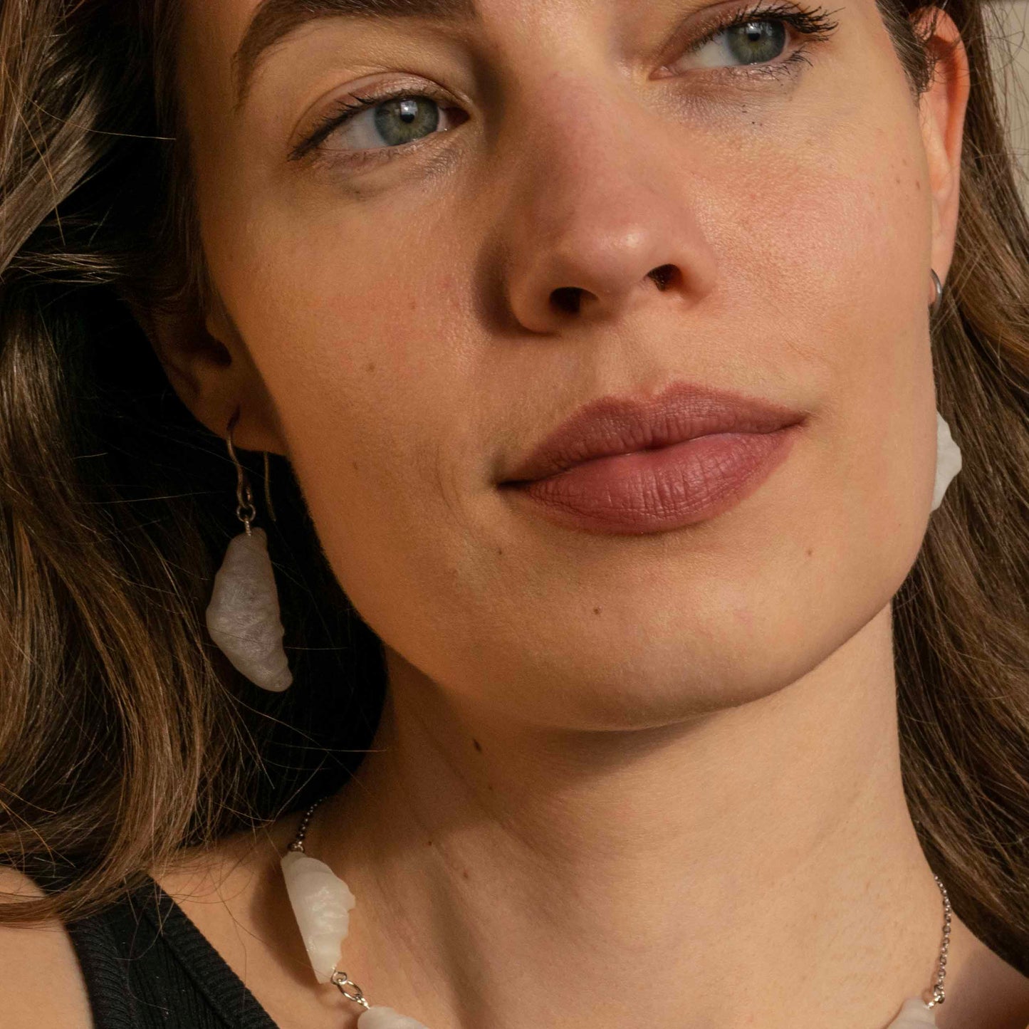 Croissant Drop Earrings - statement jewelry for day/night