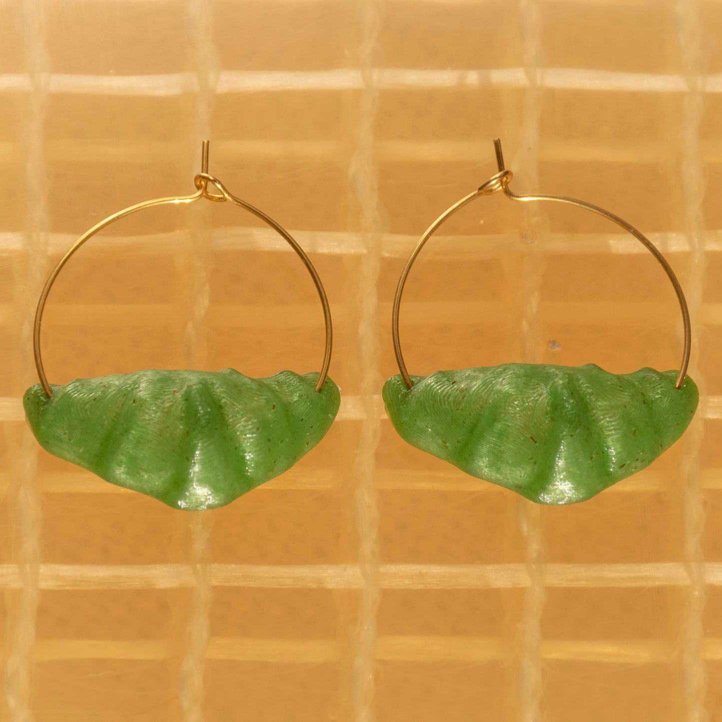 Croissant Hoop Earrings - statement jewelry for day/night