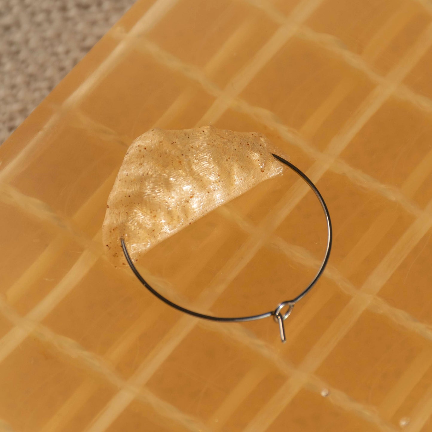 Croissant Hoop Earrings - statement jewelry for day/night