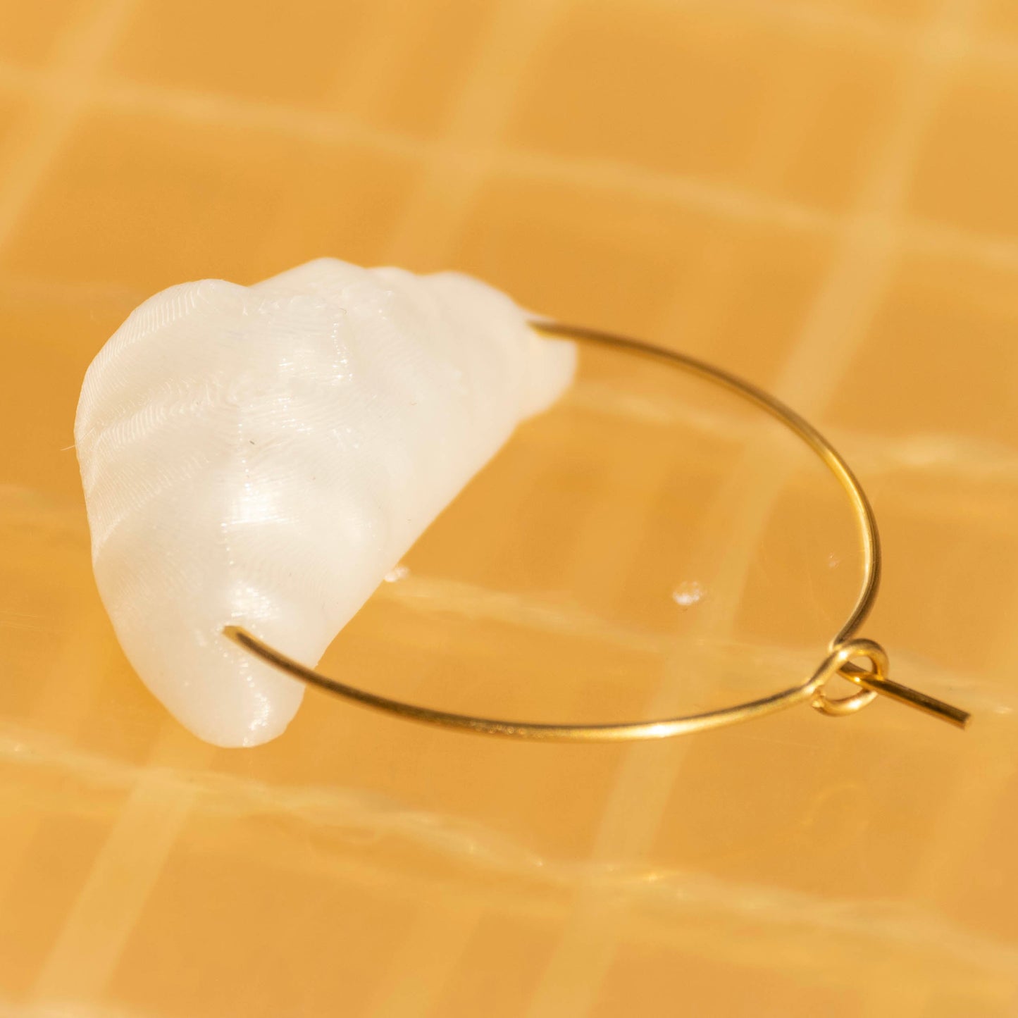 Croissant Hoop Earrings - statement jewelry for day/night