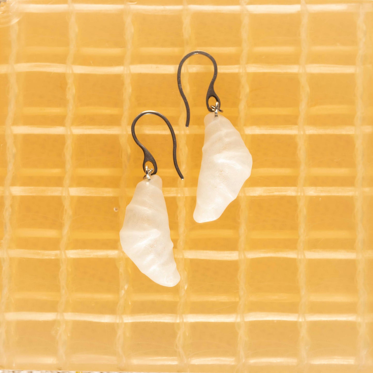 Croissant Drop Earrings - statement jewelry for day/night