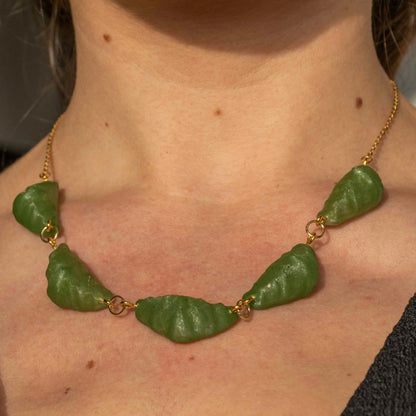 Croissant Collar Necklace - statement jewelry for day/night