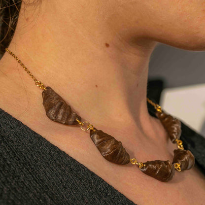 Croissant Collar Necklace - statement jewelry for day/night