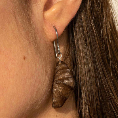 Croissant Drop Earrings - statement jewelry for day/night