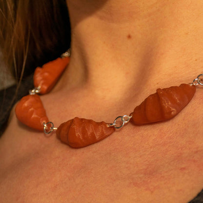 Croissant Collar Necklace - statement jewelry for day/night