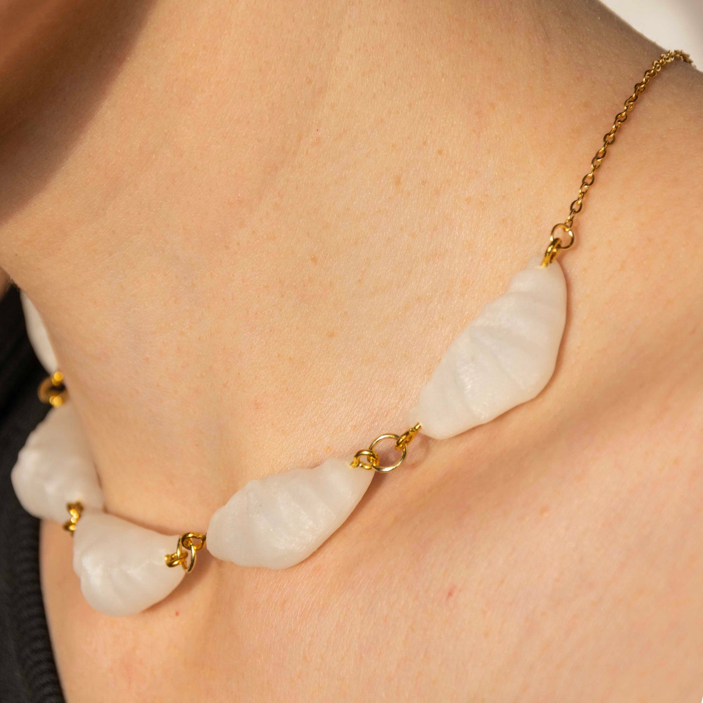 Croissant Collar Necklace - statement jewelry for day/night