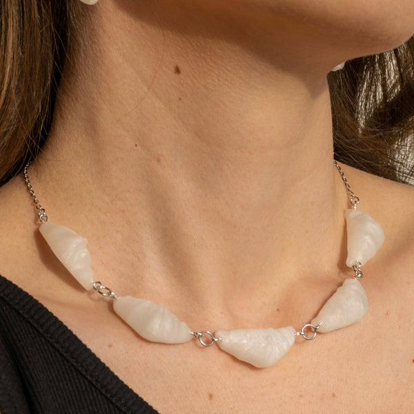 Croissant Collar Necklace - statement jewelry for day/night