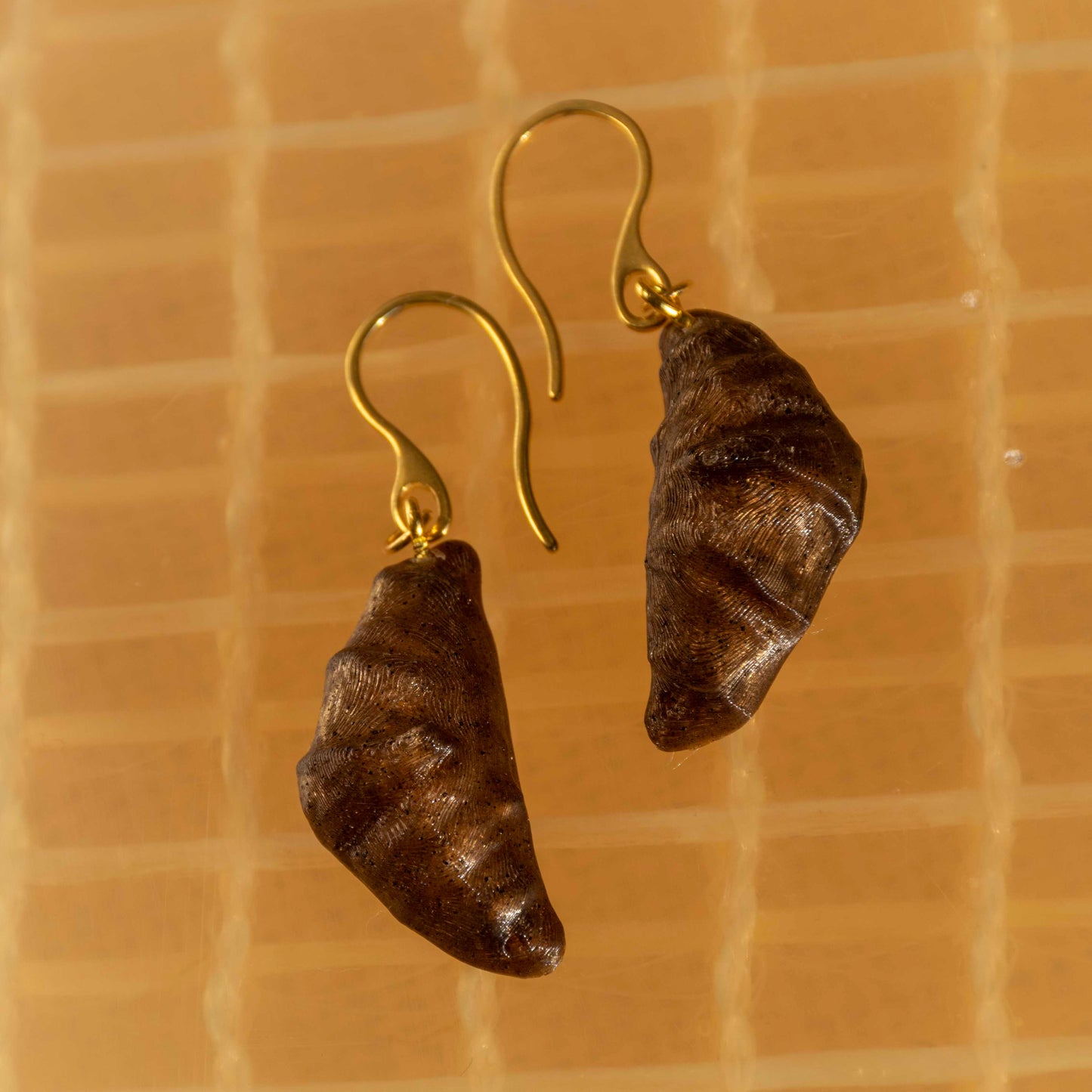 Croissant Drop Earrings - statement jewelry for day/night